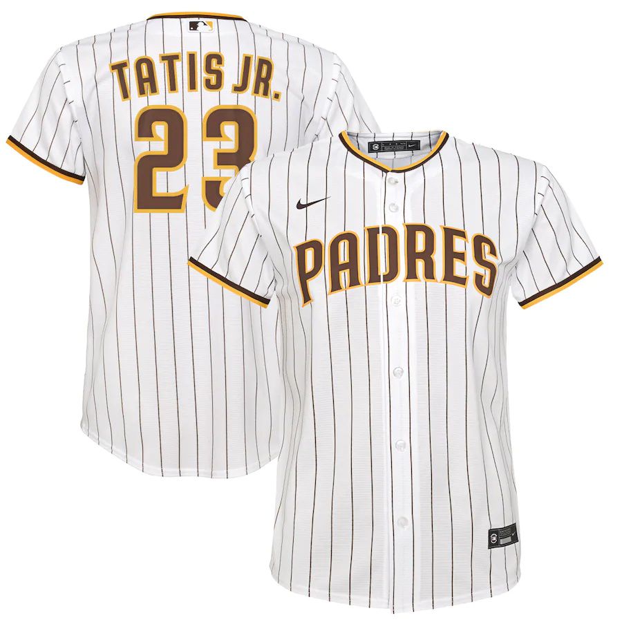 Cheap Youth San Diego Padres 23 Fernando Tatis Jr. Nike White Home Replica Player MLB Jerseys